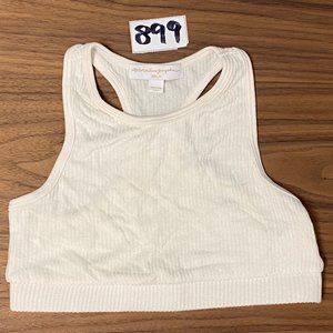 Spiritual Gangster Sporty Crop Top - White